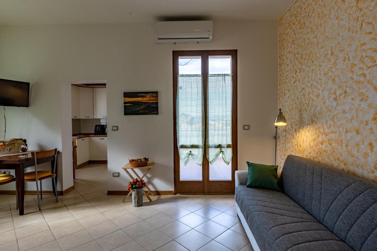 Il Trabucco E La Terrazza Della Val D' Orcia Apartment ซันกีรีโกดอร์เชีย ภายนอก รูปภาพ