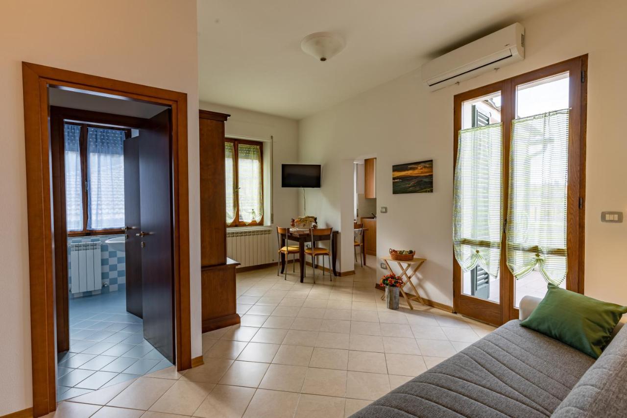 Il Trabucco E La Terrazza Della Val D' Orcia Apartment ซันกีรีโกดอร์เชีย ภายนอก รูปภาพ