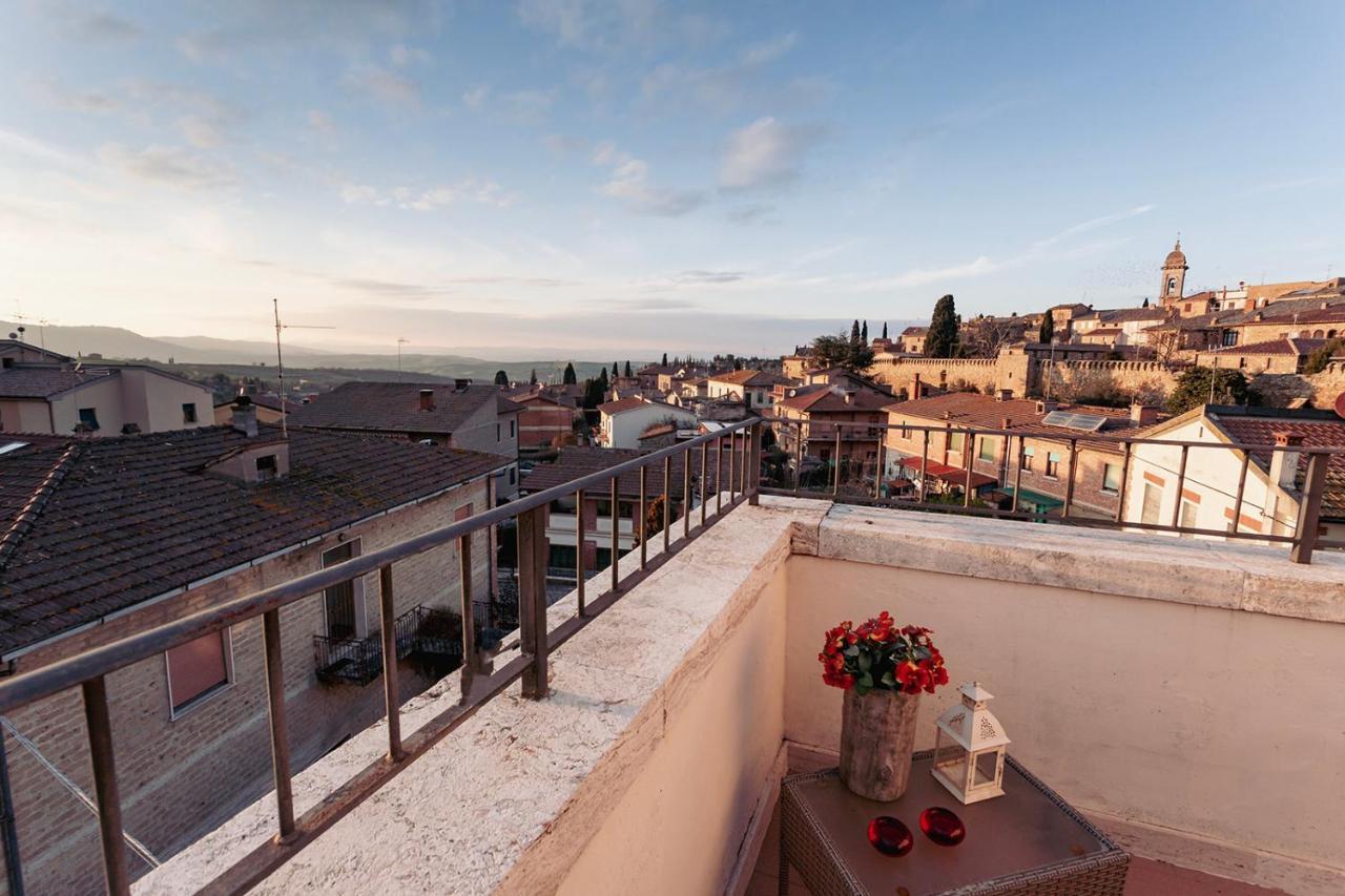 Il Trabucco E La Terrazza Della Val D' Orcia Apartment ซันกีรีโกดอร์เชีย ภายนอก รูปภาพ